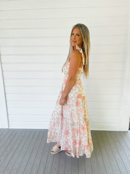 FLORAL MAXI DRESS